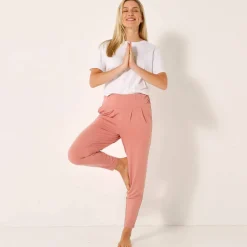 Pantalon de yoga en maille, coupe ultra confort