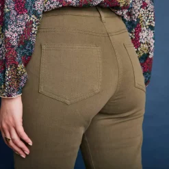 Pantalon droit gainant - grande stature entrej. 78 cm