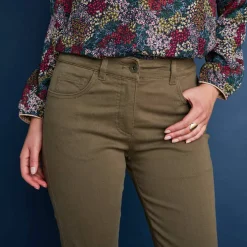 Pantalon droit gainant - grande stature entrej. 78 cm