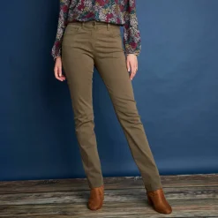 Pantalon droit gainant - grande stature entrej. 78 cm