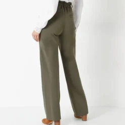 Pantalon droit, maille milano