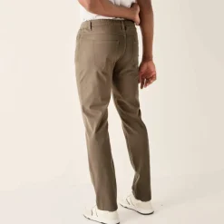 Pantalon droit 5 poches ceinture élastiquée invisible - L32