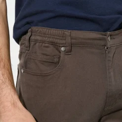 Pantalon droit 5 poches élastiqué côtés - L28