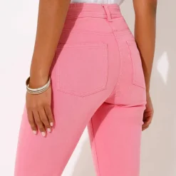 Pantalon droit sculptant, renfort gainant