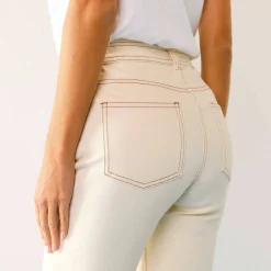 Pantalon droit sculptant, renfort gainant