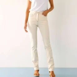 Pantalon droit sculptant, renfort gainant