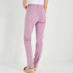 Pantalon droit sculptant, renfort gainant