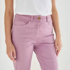 Pantalon droit sculptant, renfort gainant