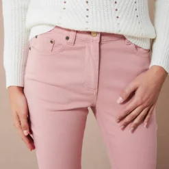 Pantalon droit stretch uni
