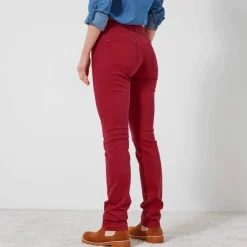Pantalon droit stretch uni
