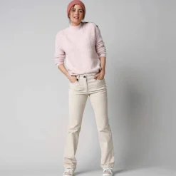 Pantalon droit, velours côtelé