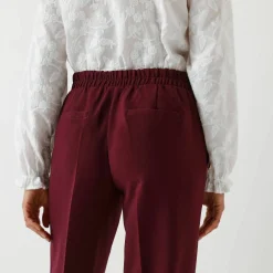 Pantalon fluide effet pont