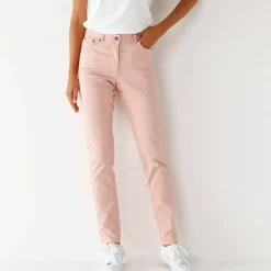Pantalon fuselé couleur