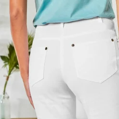 Pantalon fuselé couleur