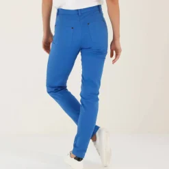 Pantalon fuselé couleur