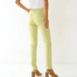 Pantalon fuselé couleur