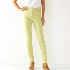Pantalon fuselé couleur