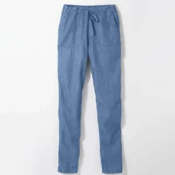 Pantalon fuselé, denim léger