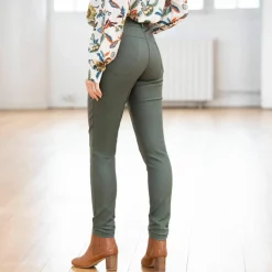 Pantalon fuselé enduit ultra stretch