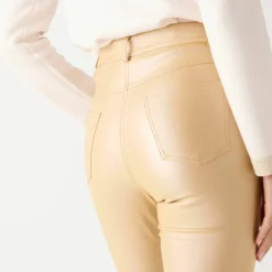 Pantalon fuselé enduit ultra stretch