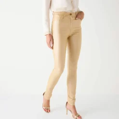 Pantalon fuselé enduit ultra stretch