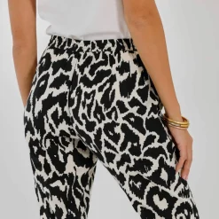 Pantalon 7/8 fuselé imprimé