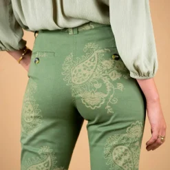 Pantalon imprimé cachemire