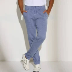 Pantalon jogging molleton bas droits