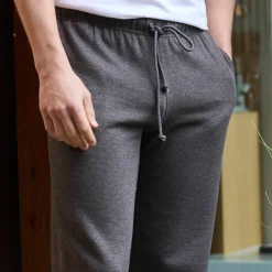 Pantalon jogging molleton bas élastiqué