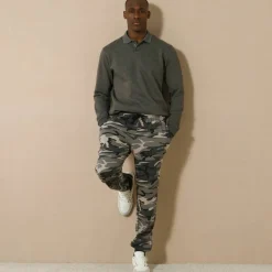 Pantalon jogging molleton bas élastiqué