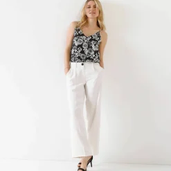 Pantalon large fluide