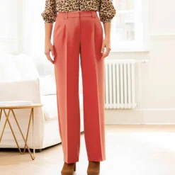 Pantalon large, fluide