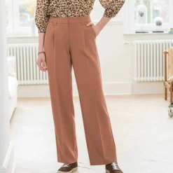 Pantalon large, fluide