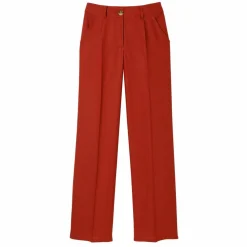 Pantalon large fluide, lin mélangé
