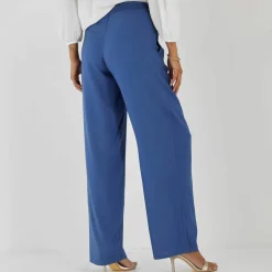 Pantalon large fluide uni