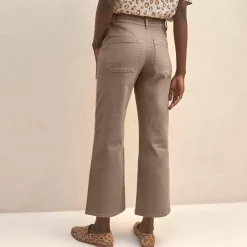 Pantalon large raccourci