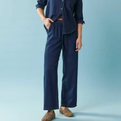 Pantalon large Spécial Petite, denim léger