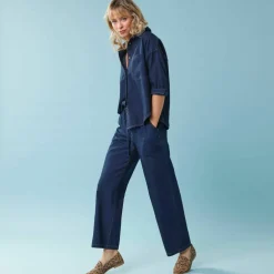 Pantalon large Spécial Petite, denim léger