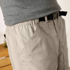Pantalon 3/4 élastiqué + ceinture assortie