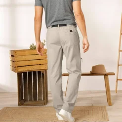 Pantalon 3/4 élastiqué + ceinture assortie