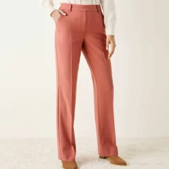 Pantalon élégant droit, uni