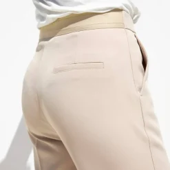 Pantalon 7/8ème coupe cigarette, uni