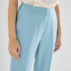 Pantalon 7/8ème coupe cigarette, uni