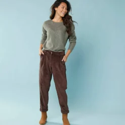 Pantalon 7/8ème en velours, Spécial Petites