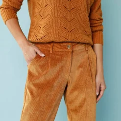 Pantalon 7/8ème en velours, Spécial Petites