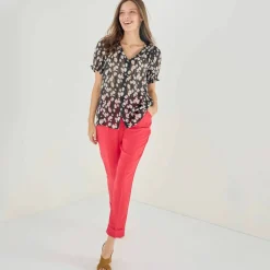Pantalon 7/8ème fuselé fluide