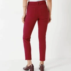 Pantalon 7/8ème fuselé stretch uni