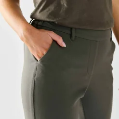 Pantalon 7/8ème fuselé uni