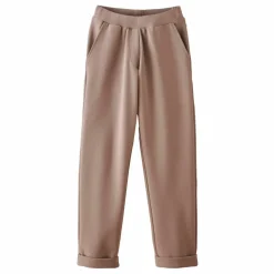 Pantalon 7/8ème à revers, en maille confort