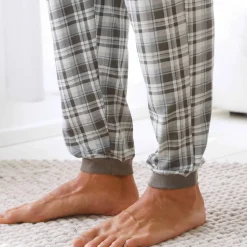 Pantalon pyjama bas resserrés - lot de 2